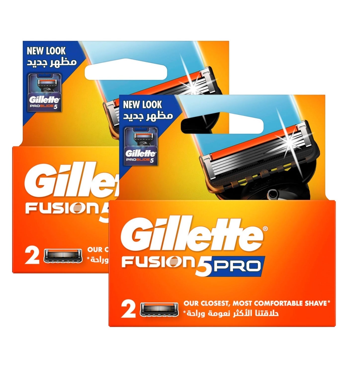 Gillette Fusion5 Pro Blades 2 Count – Precision Men’s Razor Refills Set Of 2Box
